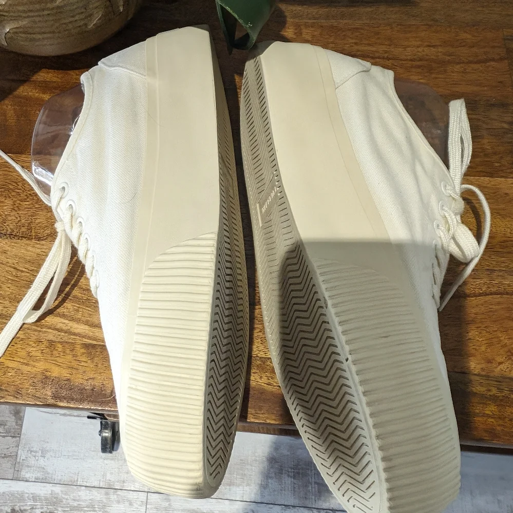 Everlane platform white sneakers size‎ 10